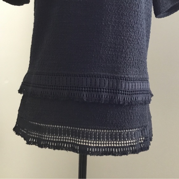 Banana Republic navy short sleeve top. Size XS. - Picture 3 of 6